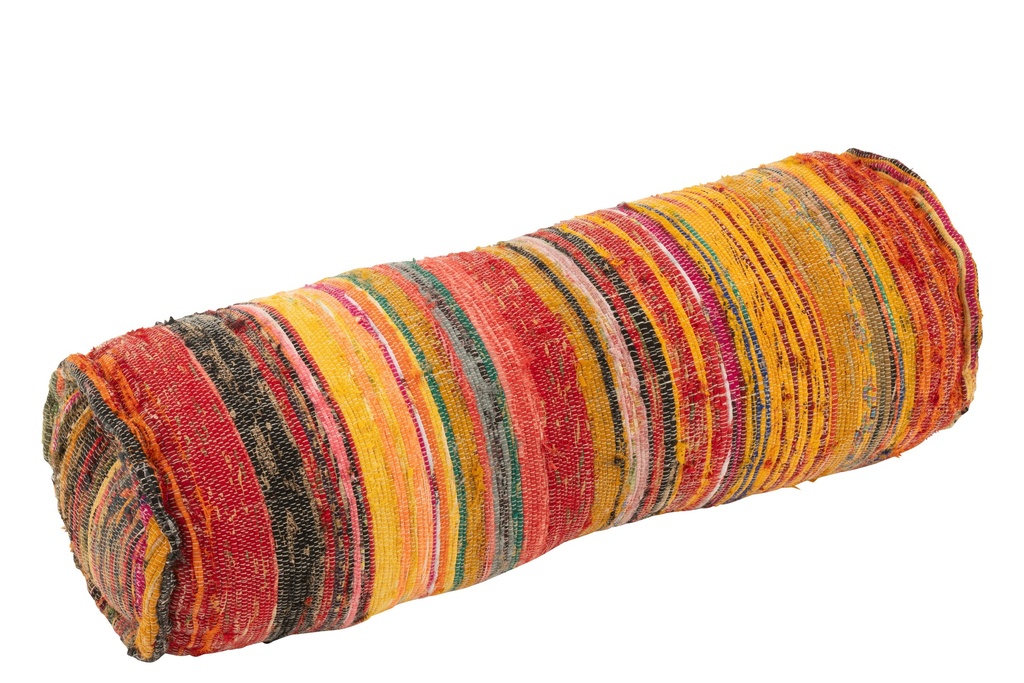 Coussin traversin Chindi mélange coton/polyester