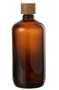 Bouteille Vintage en Verre Marron