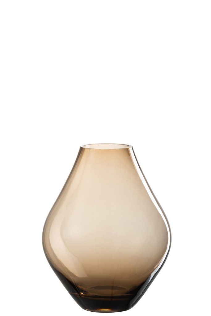 Vase Abby Glass Ambre Petit