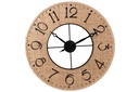 Horloge Sodi MDF Naturel/Noir