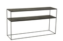 Console Rectangle Recycled Wood/Metal Black