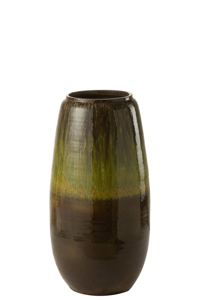 Vase Olive Céramique Vert Petit