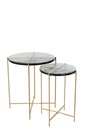 Ensemble de deux tables d'appoint Obi