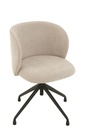 Housse de chaise rabattable en textile beige
