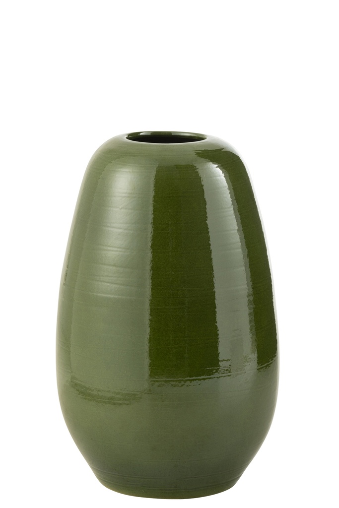 [48357] Vase Lola Porcelaine Vert Grand