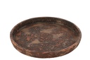 Pot de fleurs assiette Terra Marron/Rouille