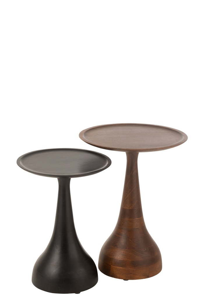 [46008] Set Of 2 Side Tables Paro