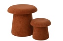 Lot de 2 tabourets champignon en MDF