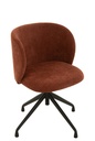 Housse de chaise en textile bordeaux