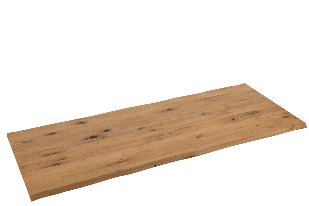 Plateau de table en bois de chêne naturel
