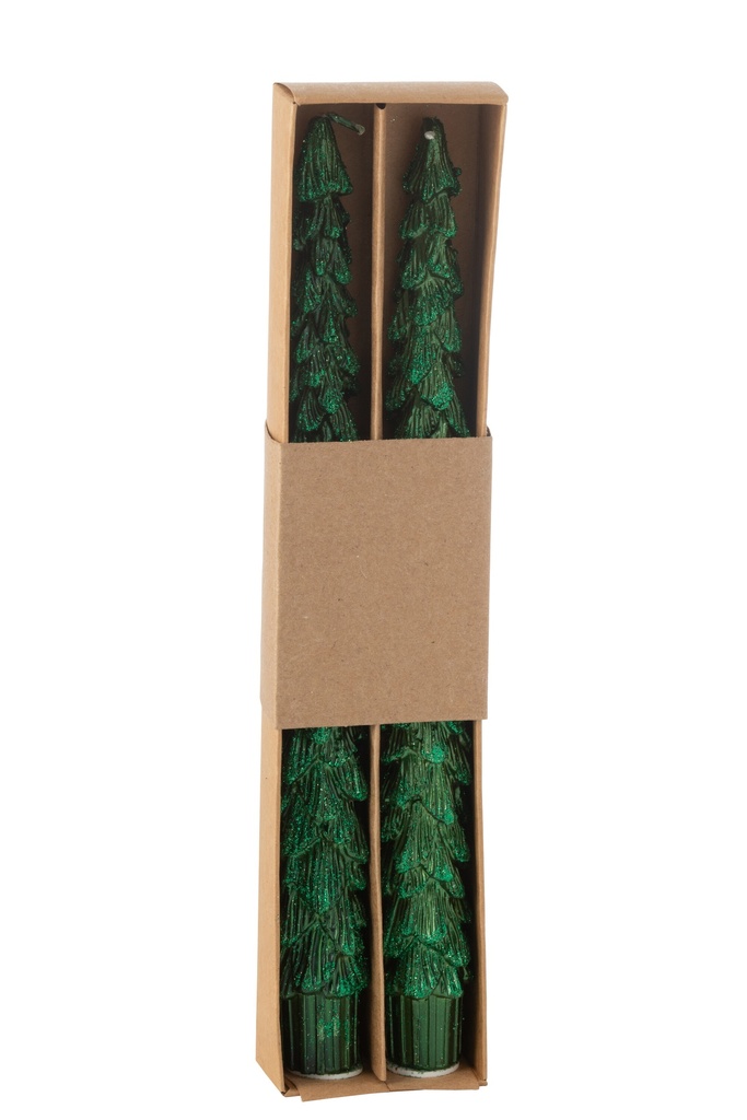 Coffret de 2 bougies de table