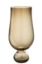 Vase Goblet High Glass Gray