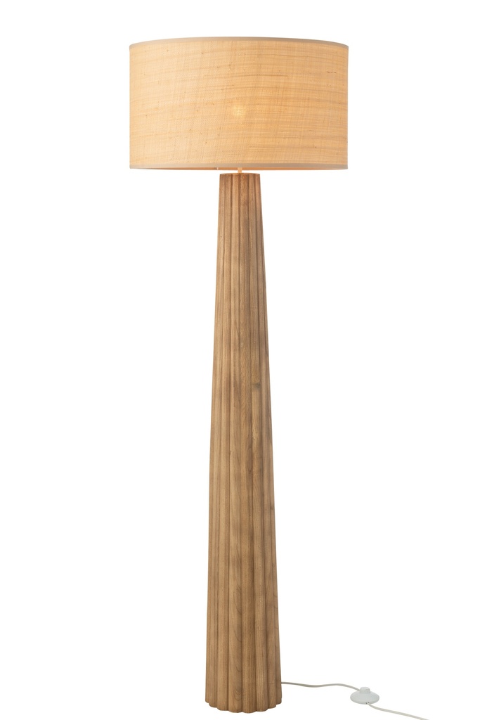 Floor Lamp Umbrella Ailanthus Wood