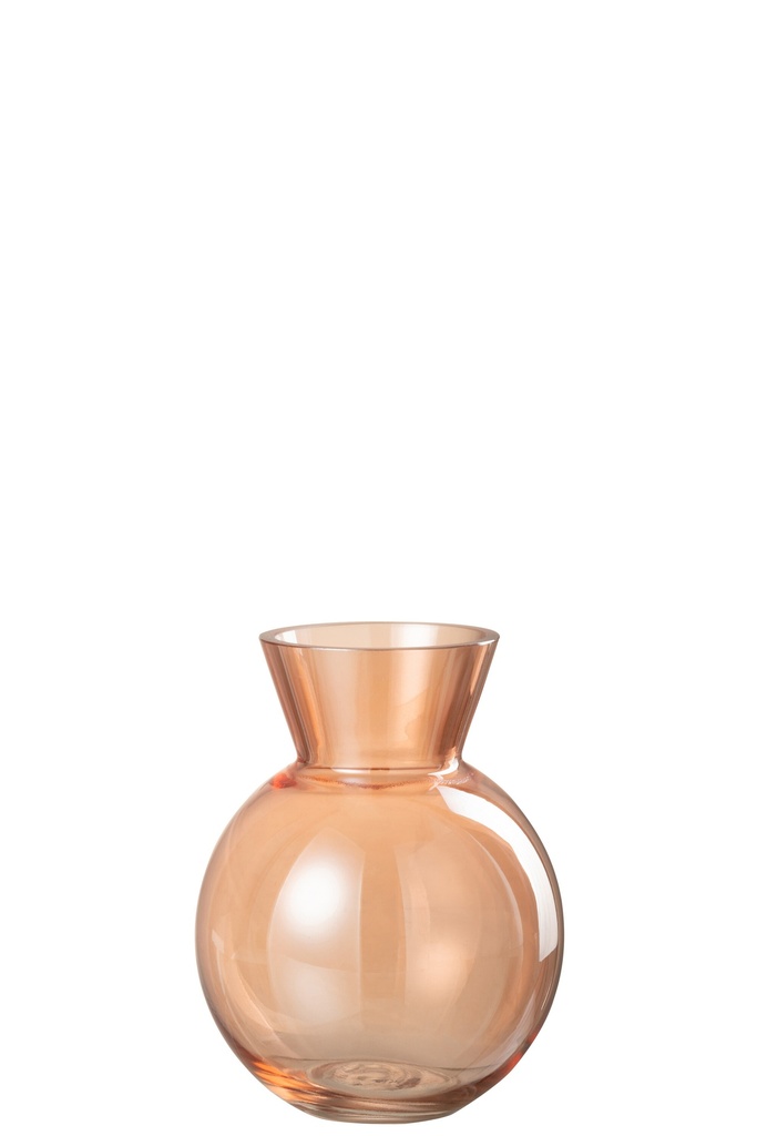 Vase Lucy Verre Orange Petit