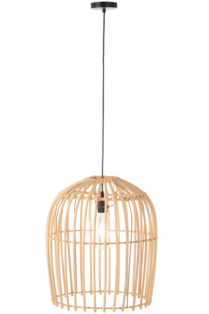 [46299] Lampe suspendue en rotin naturel