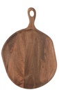 Plateau Goa en bois de manguier marron