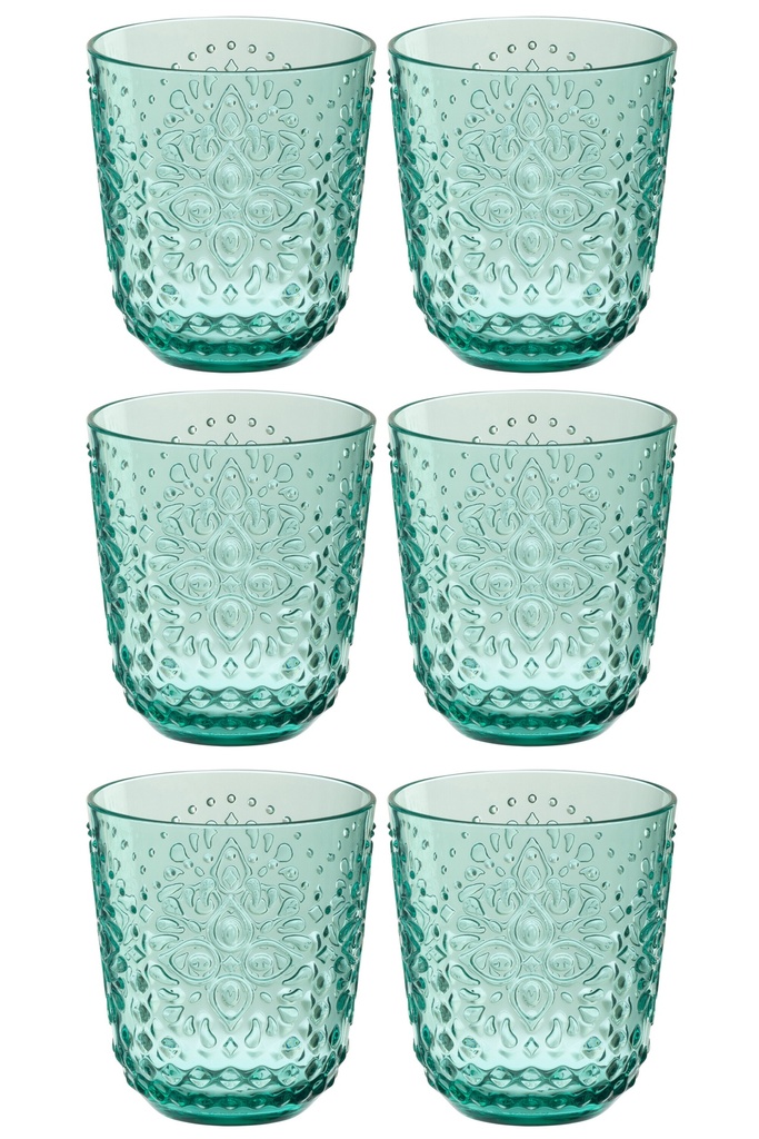 Boîte de 6 verres à boisson