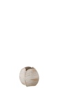 Vase Abstrait Carré Argile Beige