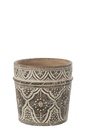 Pot de fleurs Provence Terre cuite Marron Extra