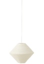 Hanging Lamp Ufo Raffia White