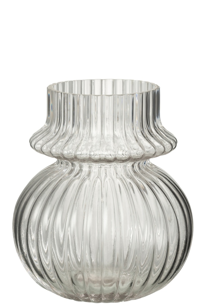 Vase Kano Glass Transparent Large