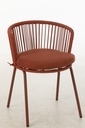 Chair Toa Steel/Rope Red