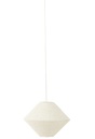 Hanging Lamp Ufo Raffia White
