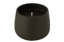 Outdoor Candle Cement Black Large