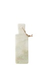 Cheese Board Rectangle Marble White
