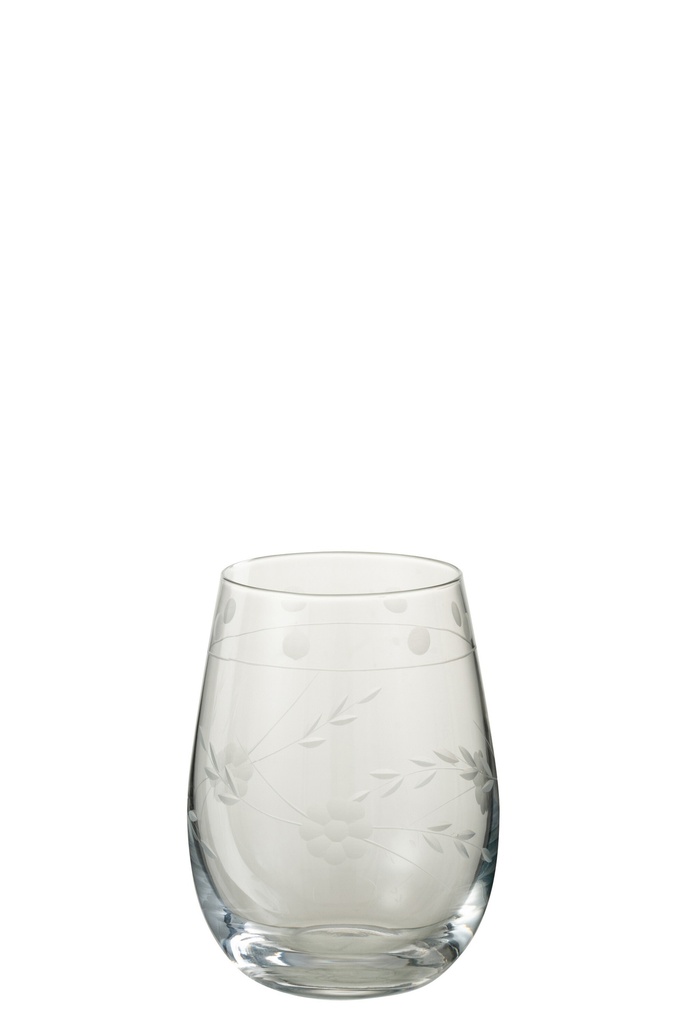 Water Glass Engraved Glass Transparent