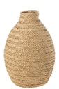 Vase Braided Seagrass Natural Large