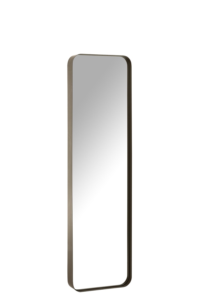 [46330] Mirror Markus Metal/Glass Dark Brown