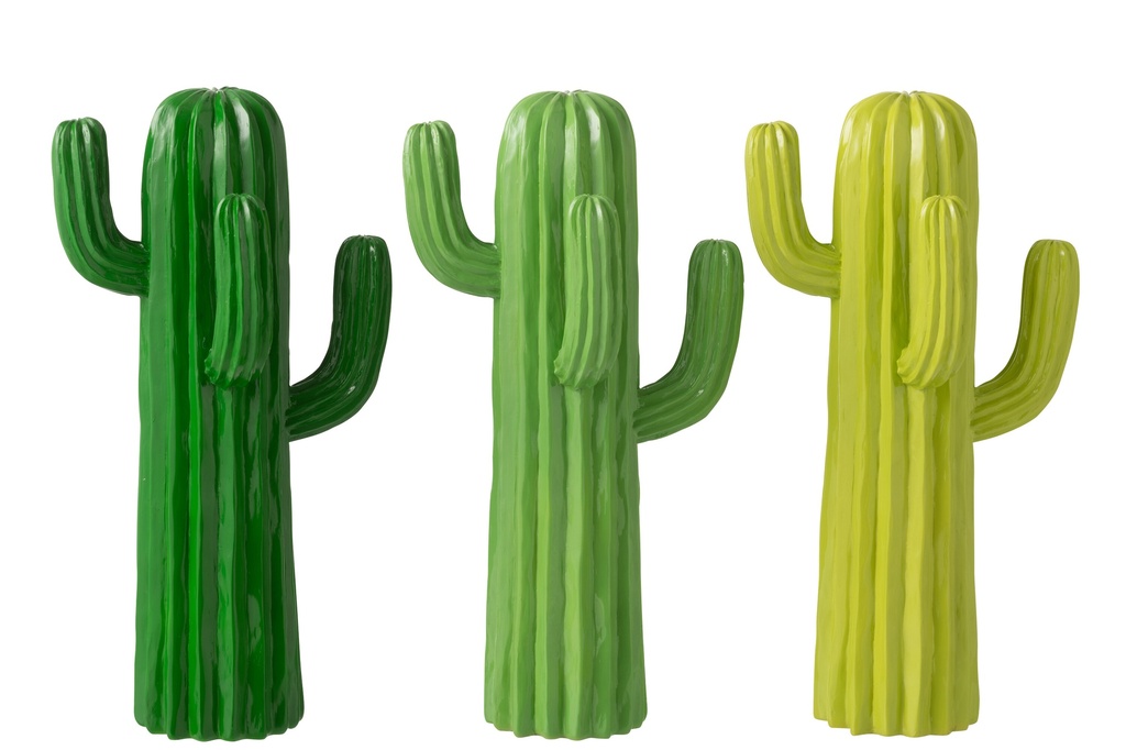 [60279] Cactus Decorative Polyresin Green Large