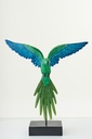 Parrot On Base Limepowder Green/Blue