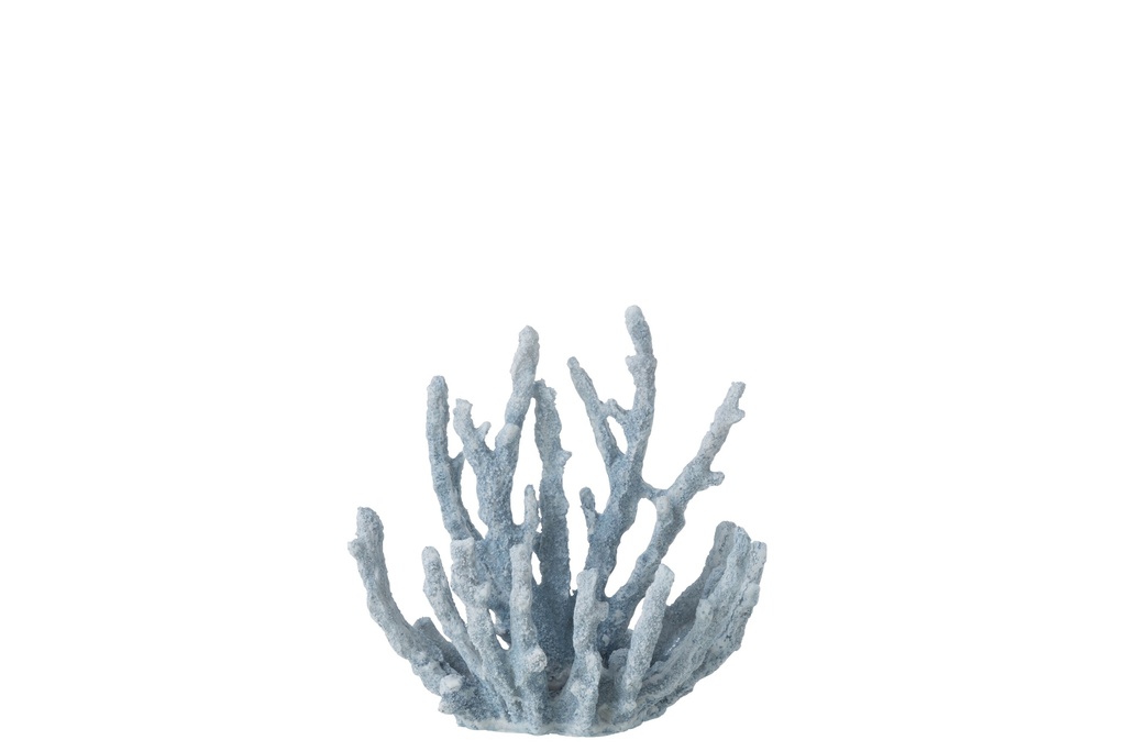 Coral Polyresin Light Blue Medium