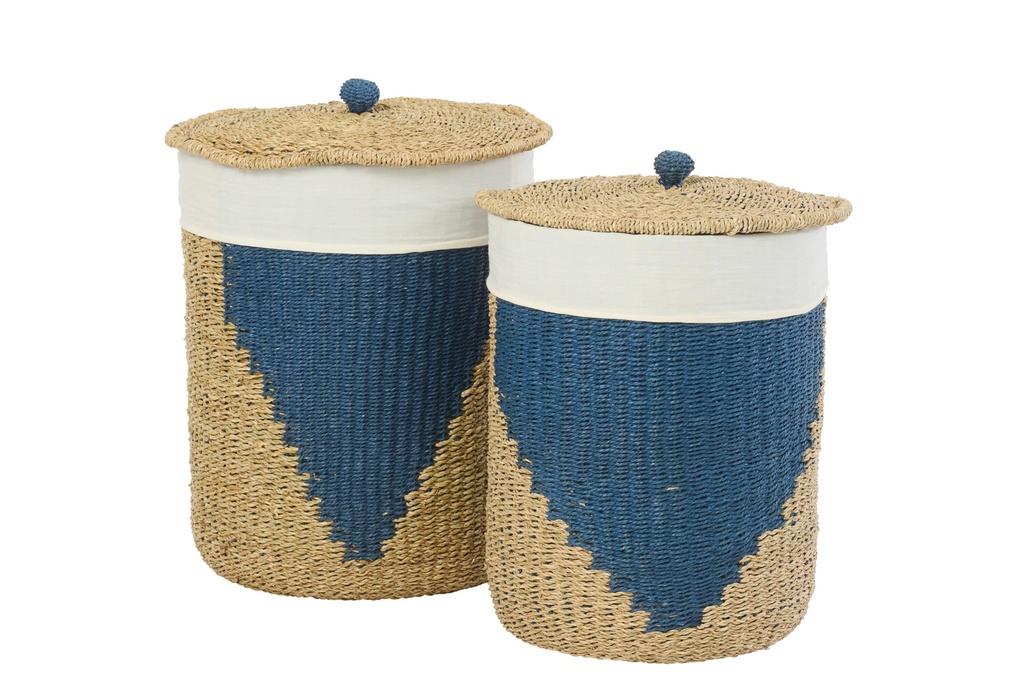Set Of 2 Basket + Lid