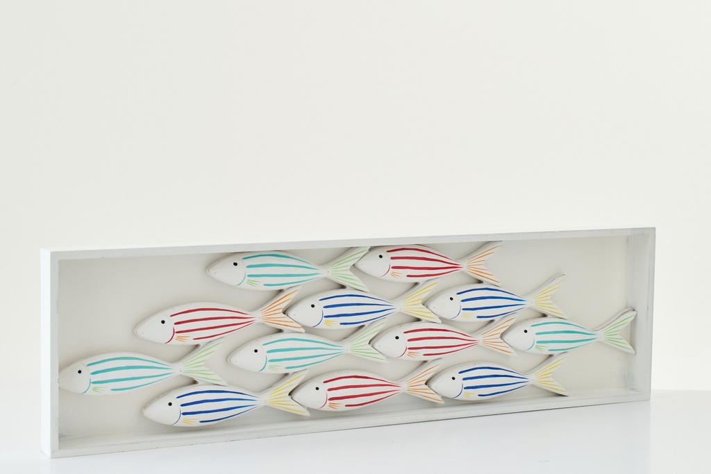 Wall Objects Fish MDF Multi