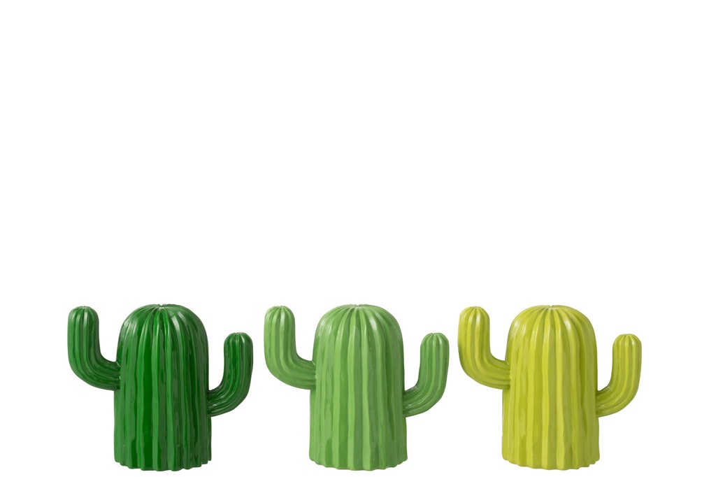 [60277] Cactus Decorative Polyresin Green Small