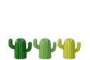 Cactus Decorative Polyresin Green Small