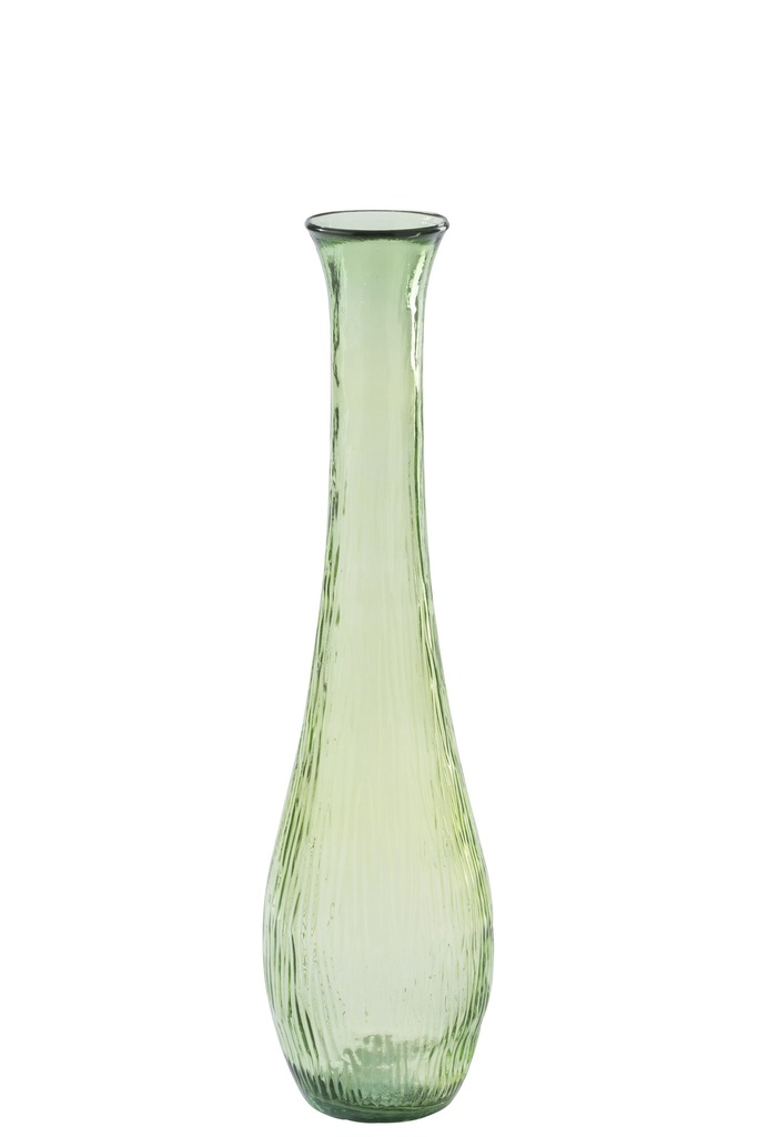 Floor Vase Glass Light Green