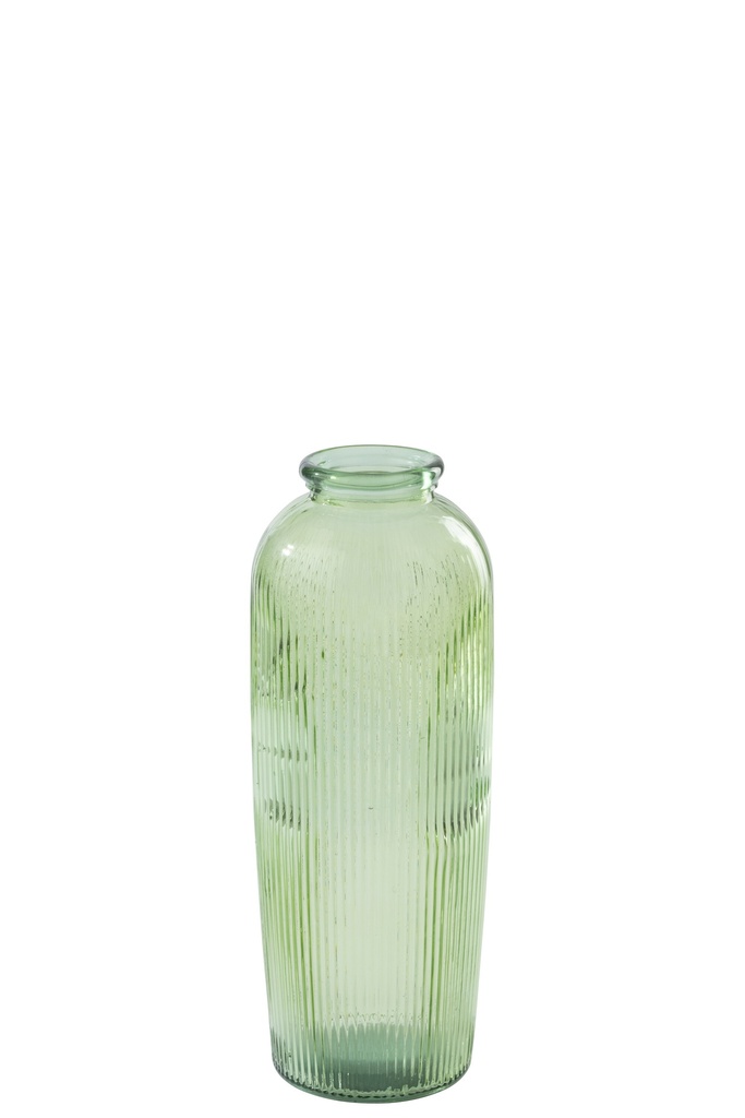 Floor Vase Striped Glass Light