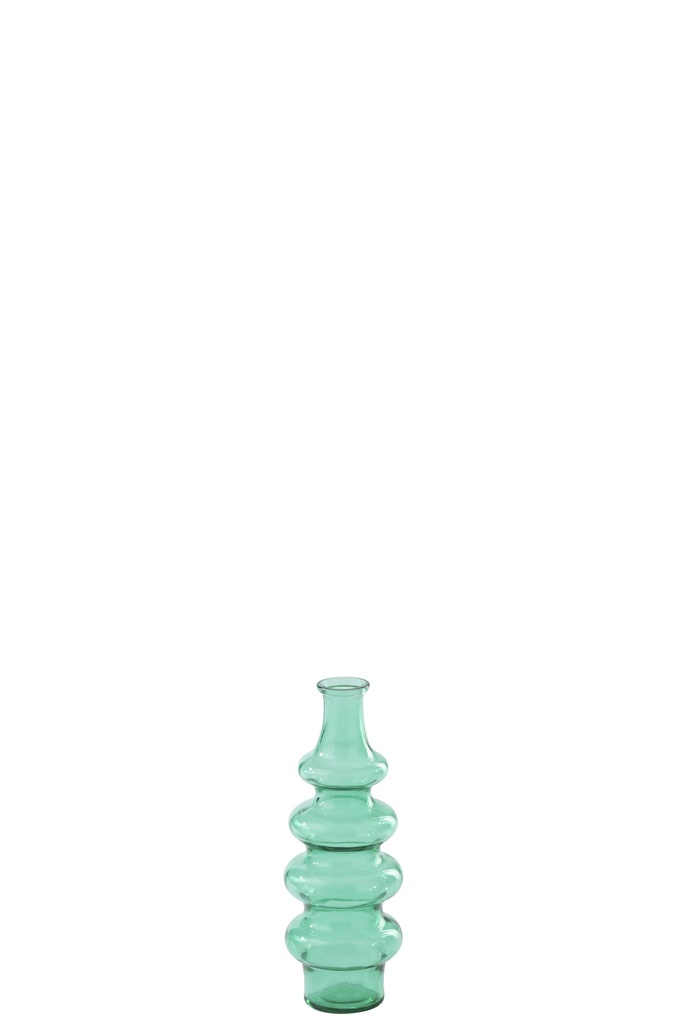 Vase Glass Emerald Green