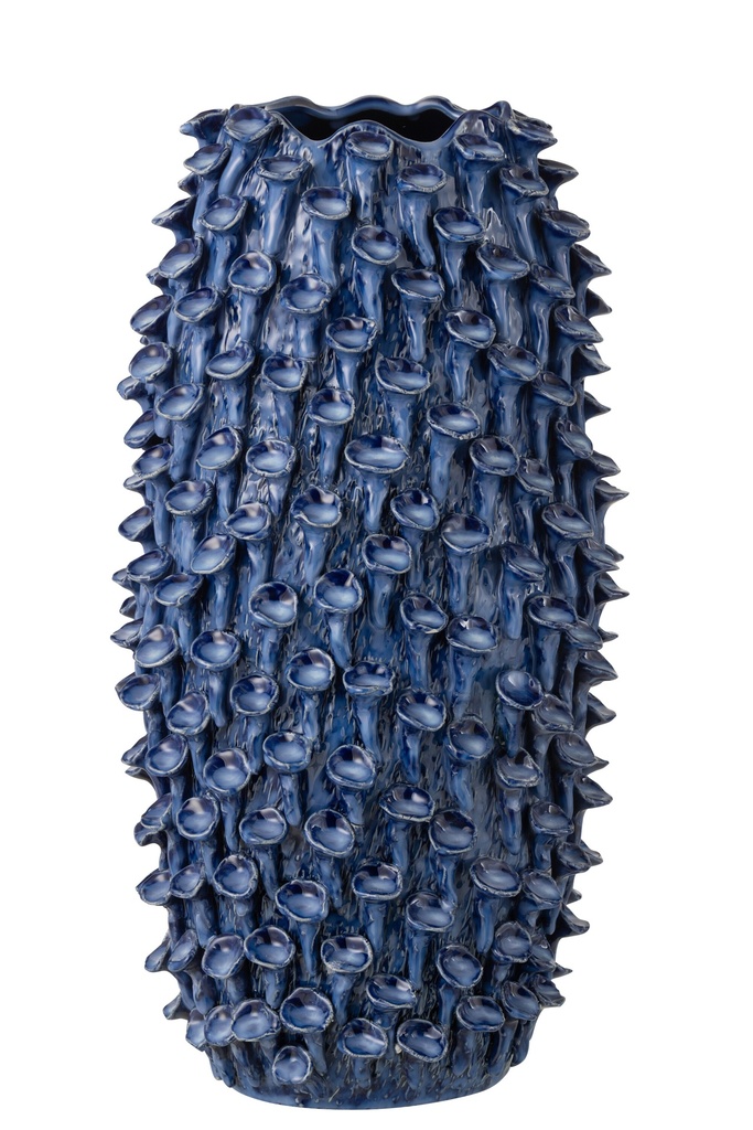 [63239] Vase Yari Clay Blue Large