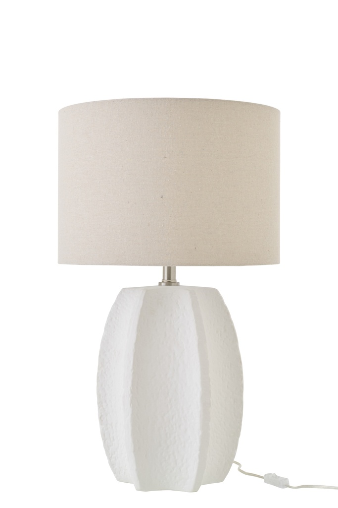 Table Lamp Ceramic White