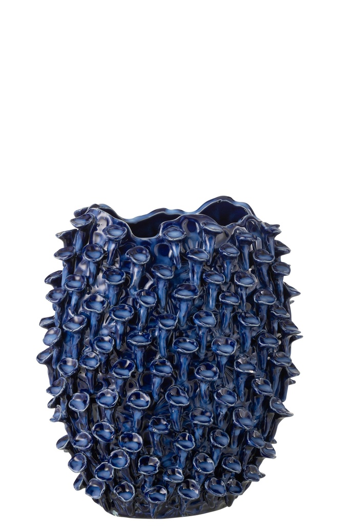 [63238] Vase Yari Clay Blue Small