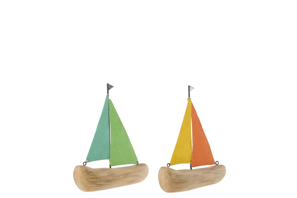 Sailboat Paulownia Wood Multi Small