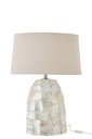 Table Lamp Pearl Effect Shell