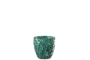 Tealight Holder Mosaic Glass Azure