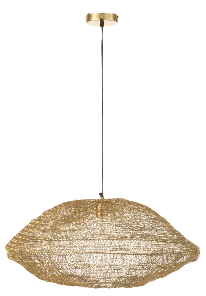 Hanging Lamp Net Metal Gold