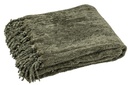 Blanket Chenille Polyester Dark Green